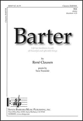 Barter SSA choral sheet music cover